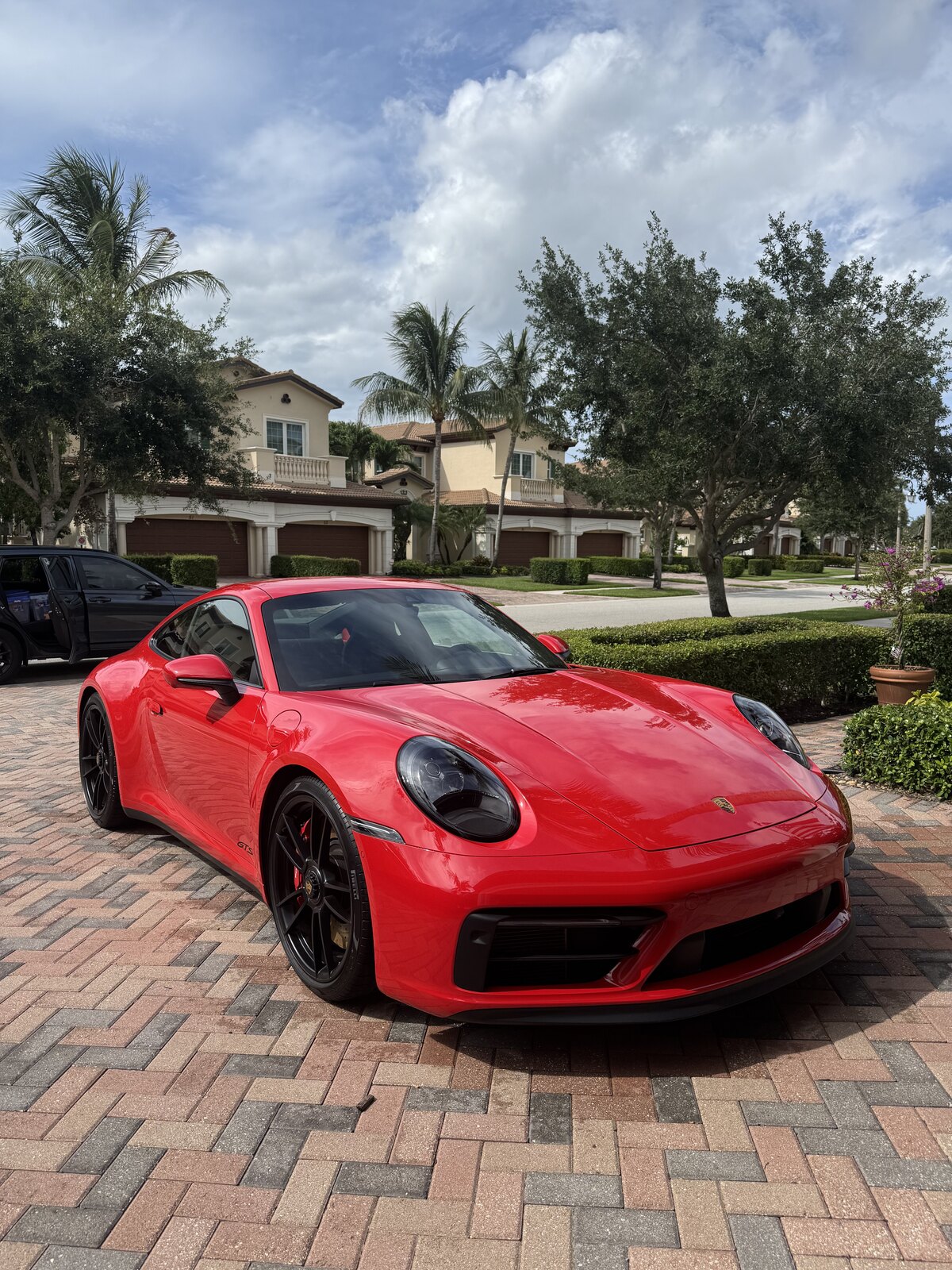 Detailed red Porsche 911