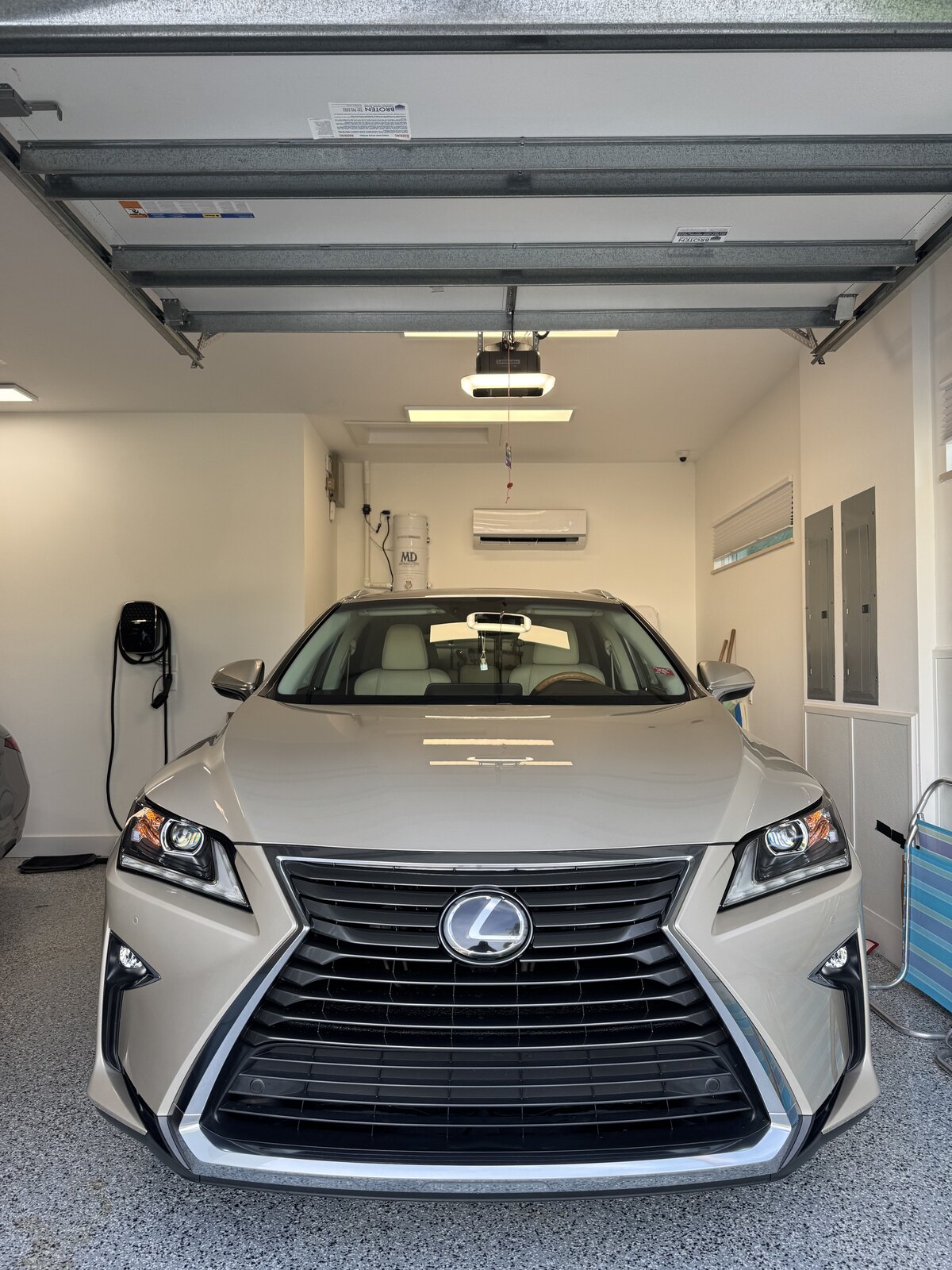 Detailed silver Lexus